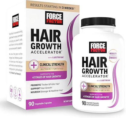 FORCE FACTOR Hair Growth Accelerator Capsules & Soft Chews